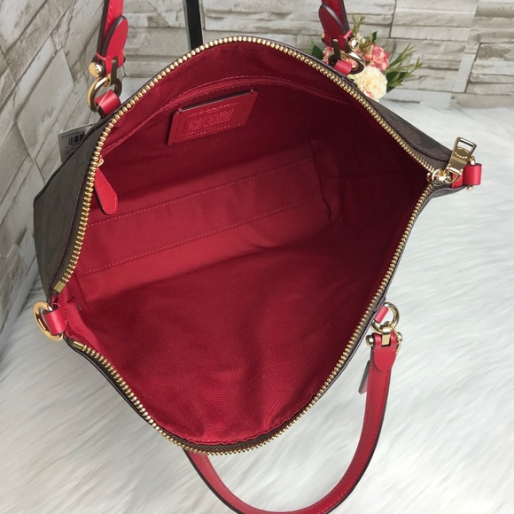 👜COACH🌺PRAIRIE SATCHEL 10 1/2" - Picture 4 of 8